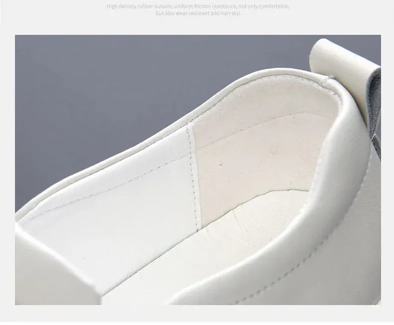 Leather shoes for men in spring new Korean casual leather shoes small white shoes fashionable and trendy breathable driving shoe