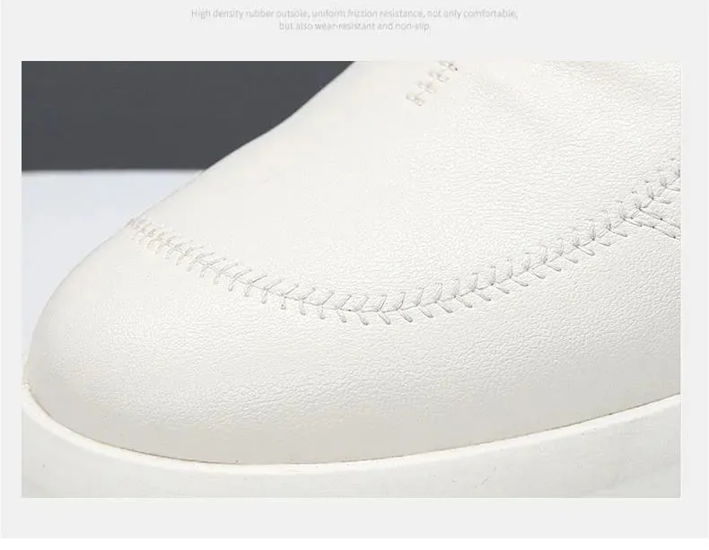 Leather shoes for men in spring new Korean casual leather shoes small white shoes fashionable and trendy breathable driving shoe