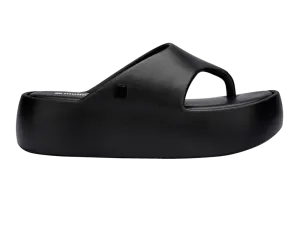 MELISSA FREE PLATFORM THONG- BLACK