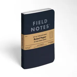 Memo Book Ruled 3 Pack