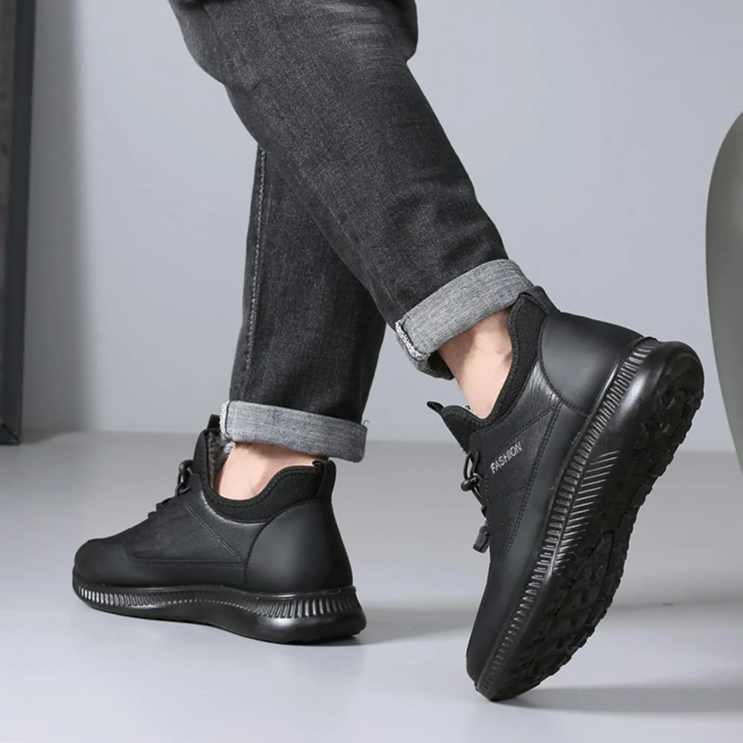 Men Work Boots Soft Toe Hiking Sneakers Boot with Comfort Safety Shoes for Women Composite Toe Waterproof Outdoor Shoes Leather Comfortable Hike Grounded Footwear