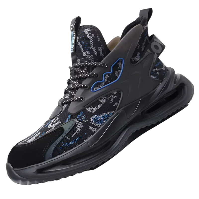 Men's Lightweight Steel Toe Safety Shoes – Breathable, Puncture-Resistant Work Footwear