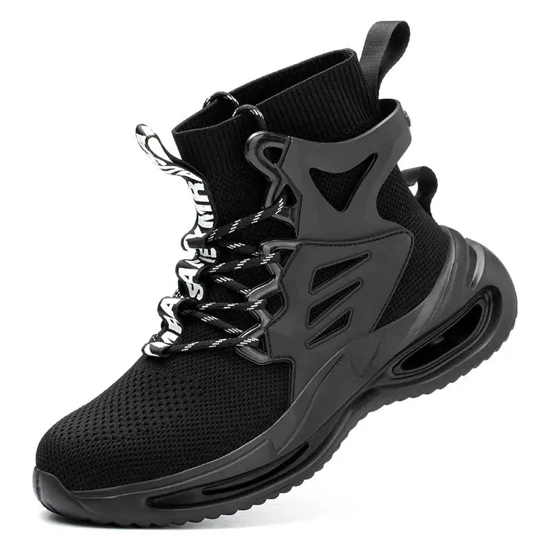 Men's Lightweight Steel Toe Safety Shoes – Breathable, Puncture-Resistant Work Footwear