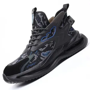 Men's Lightweight Steel Toe Safety Shoes – Breathable, Puncture-Resistant Work Footwear