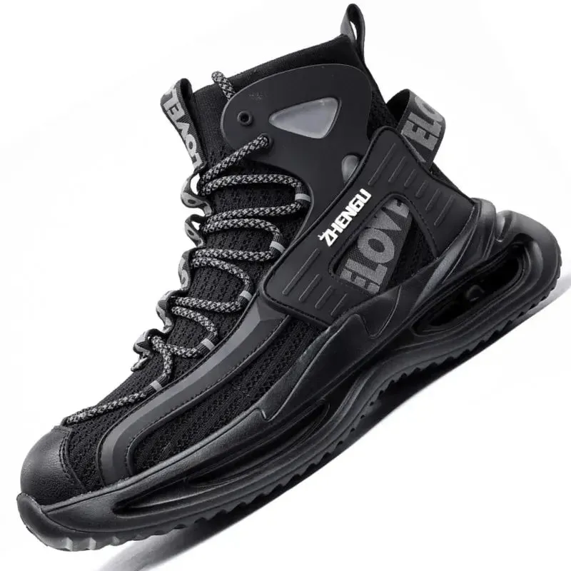 Men's Lightweight Steel Toe Safety Shoes – Breathable, Puncture-Resistant Work Footwear