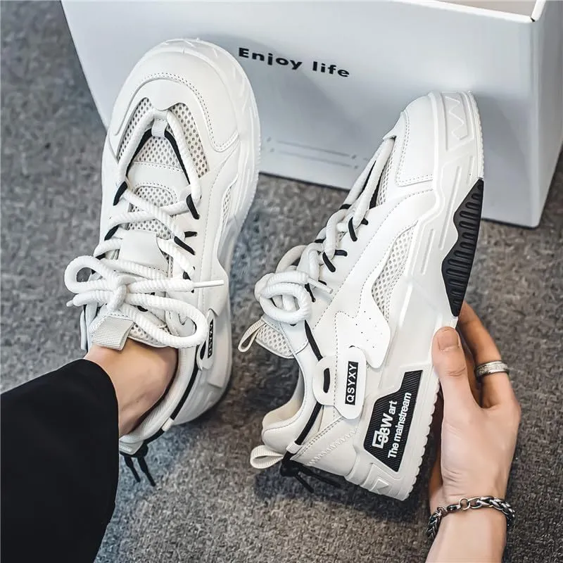 Mens Running Shoes Breathable Walking Shoes Non-Slip Sports Fashion Sneakers Mesh Fitness Casual Sneakers Men's Casual Shoes Shoes Size 6.5-10