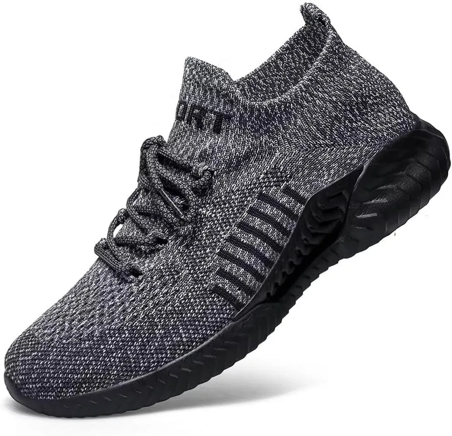 Mens Slip On Running Shoes for Men Breathable Lightweight Walking Shoes Sport Fashion Sneakers