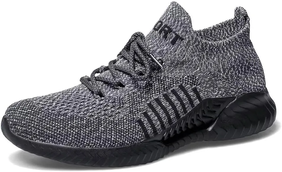 Mens Slip On Running Shoes for Men Breathable Lightweight Walking Shoes Sport Fashion Sneakers