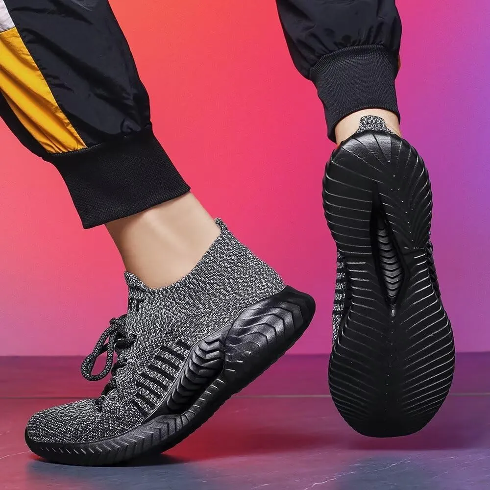 Mens Slip On Running Shoes for Men Breathable Lightweight Walking Shoes Sport Fashion Sneakers