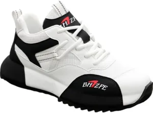 Men's Training Sneakers Mesh Breathable Non Slip Lace Up Low Top All Seasons Running Workout Camping Comfy