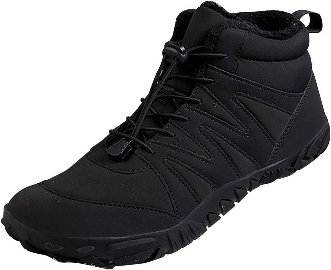 Men's Work Boots Soft Toe Hiking Sneakers Boot with Comfort Womens Workout Shoes Waterproof Wide Outdoor Shoes Slip on Loafers Hike Grounded Footwear