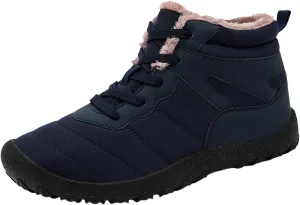 Men's Work Boots Steel Toe Hiking Sneakers Fur Lined Ankle Boot Women's Safety Toe Shoes Steel Toe Work Botas Soft Toe Non Slip Rubber Sole Hike Grounded Footwear