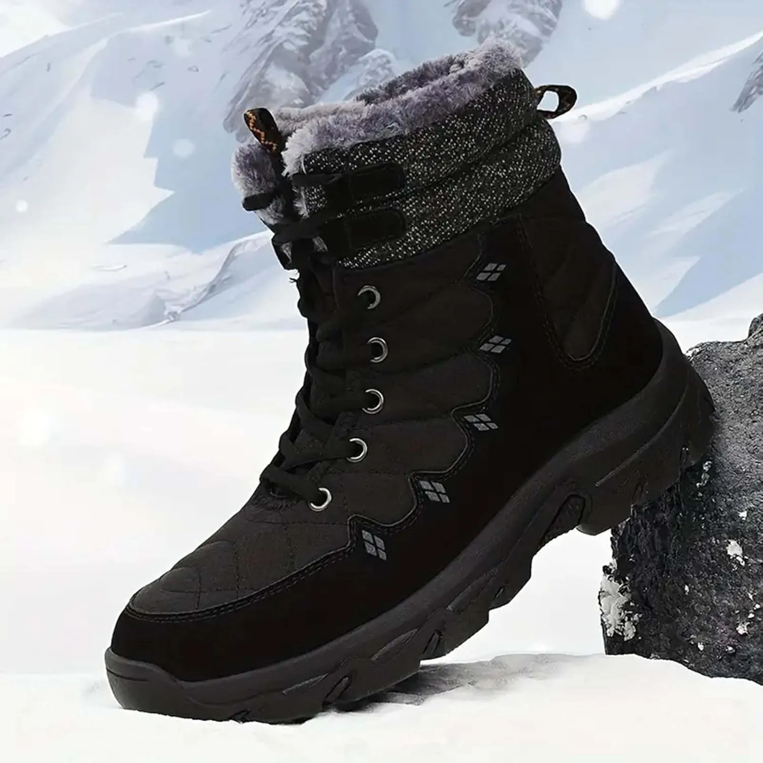Men's Work Boots with Zipper Hiking Sneakers Ankle Ladies Women's Safety Toe Shoes Composite Toe Platform Shoes Slip Resistant Safety Hike Grounded Footwear