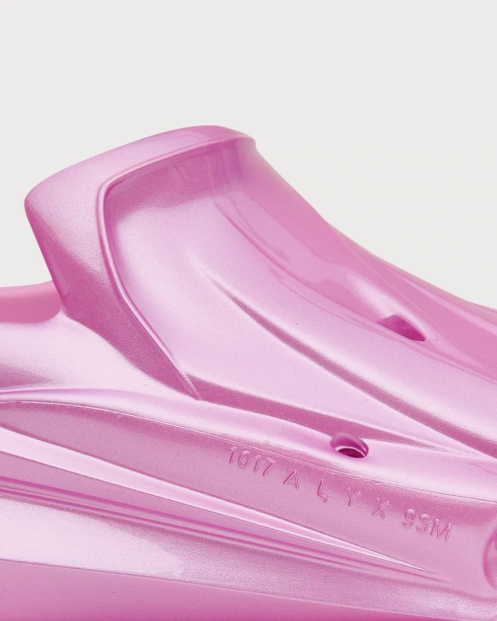Mono Metalic Pink Slip Ons