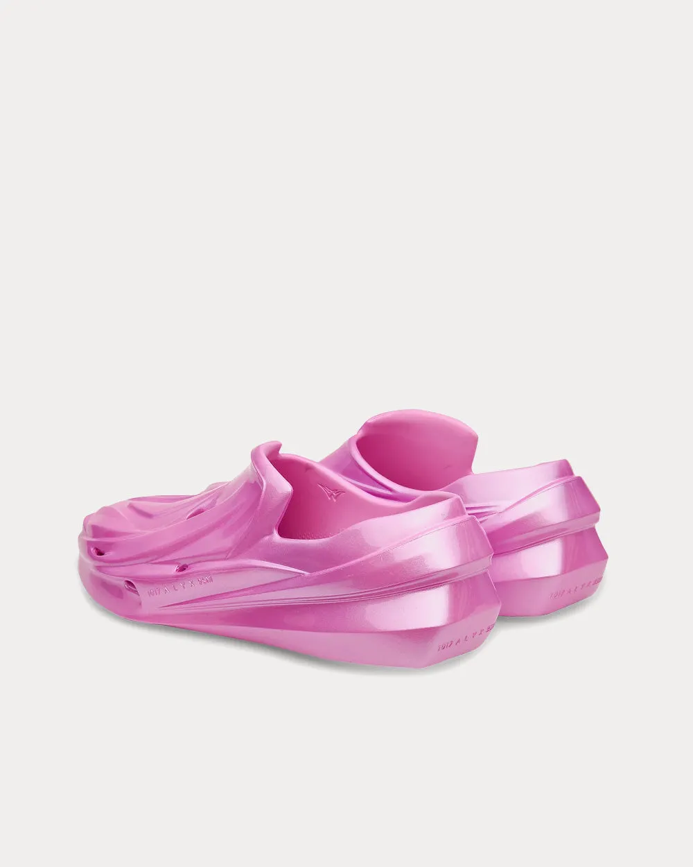 Mono Metalic Pink Slip Ons