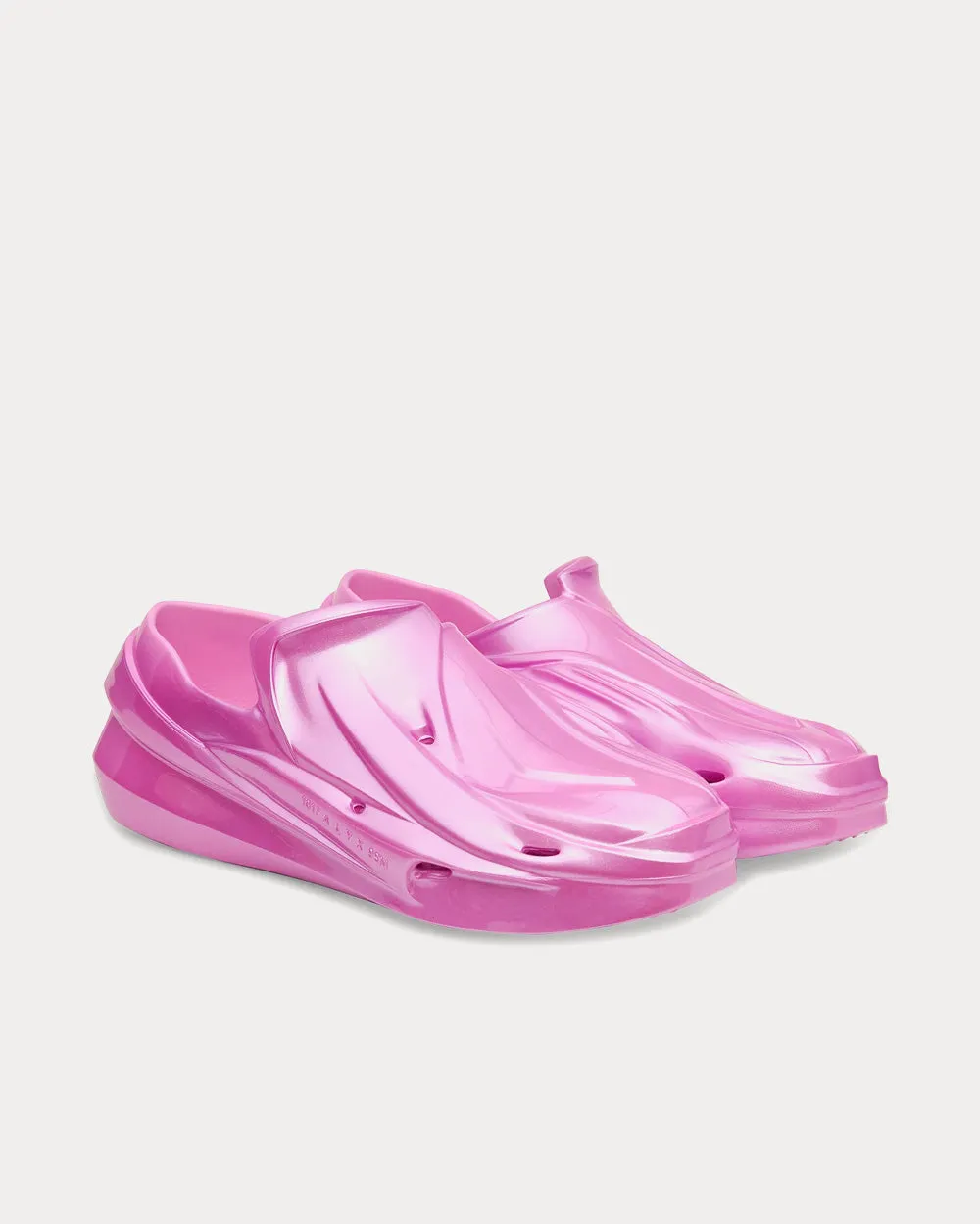 Mono Metalic Pink Slip Ons