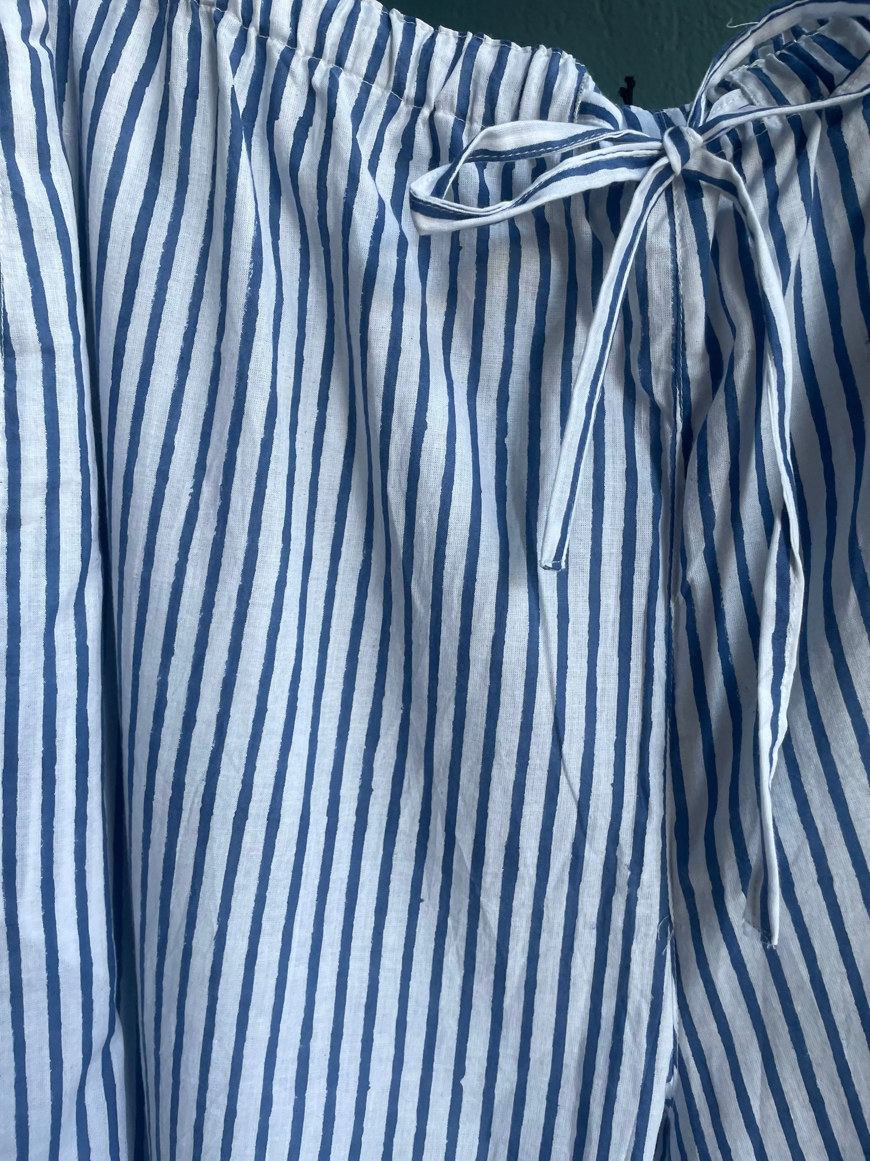 Nalini Pants in Navy Stripe