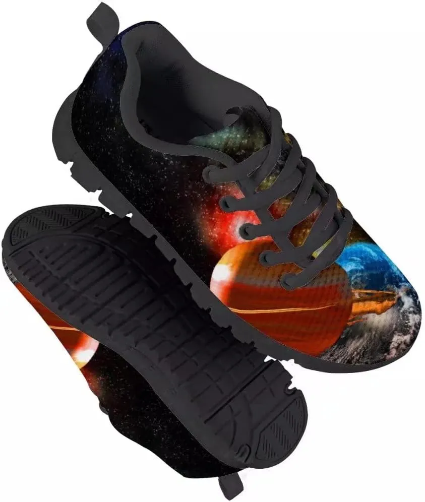 PinUp Angel Galaxy Girls Shoes Casual Tennis Running Lightweight Breathable Sneakers for Kid