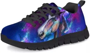 PinUp Angel Galaxy Girls Shoes Casual Tennis Running Lightweight Breathable Sneakers for Kid