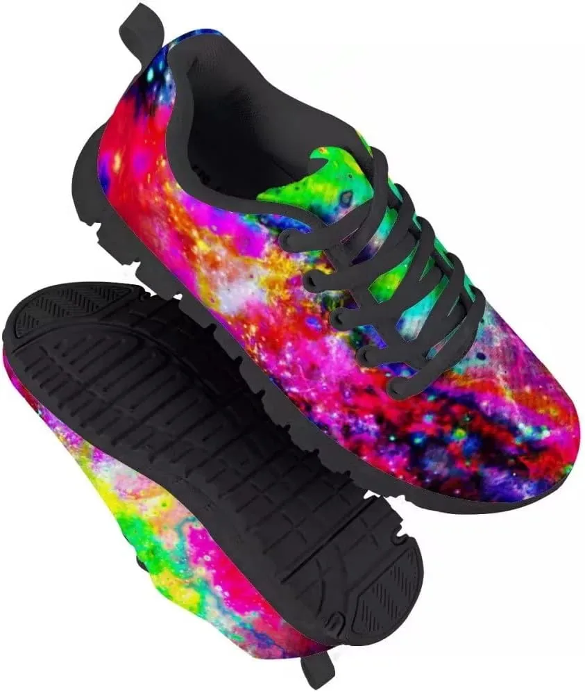 PinUp Angel Galaxy Girls Shoes Casual Tennis Running Lightweight Breathable Sneakers for Kid