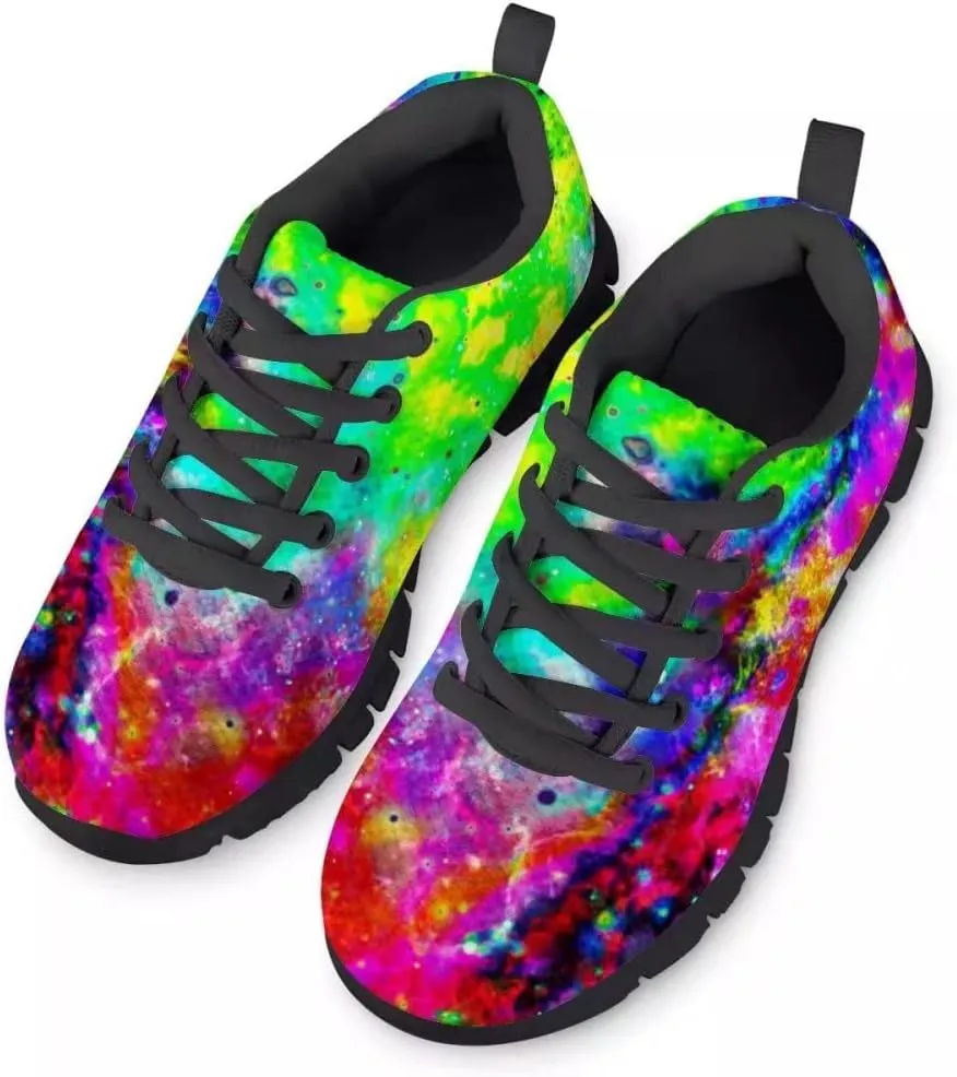 PinUp Angel Galaxy Girls Shoes Casual Tennis Running Lightweight Breathable Sneakers for Kid