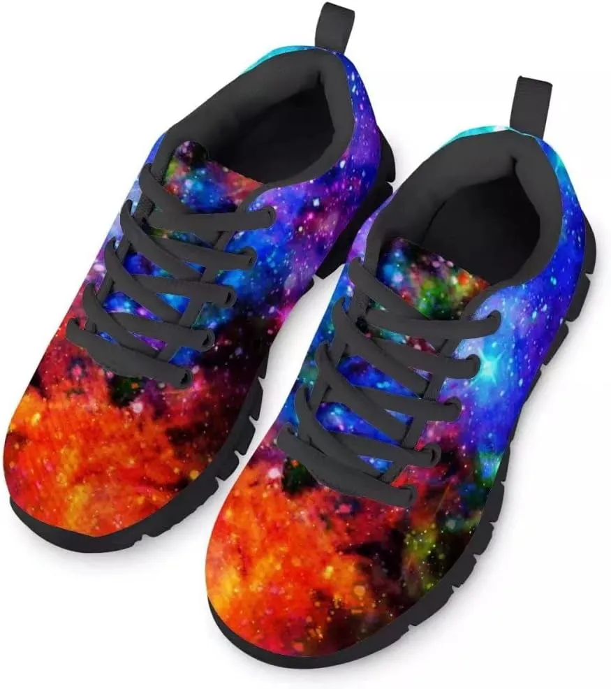 PinUp Angel Galaxy Girls Shoes Casual Tennis Running Lightweight Breathable Sneakers for Kid