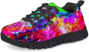 PinUp Angel Galaxy Girls Shoes Casual Tennis Running Lightweight Breathable Sneakers for Kid