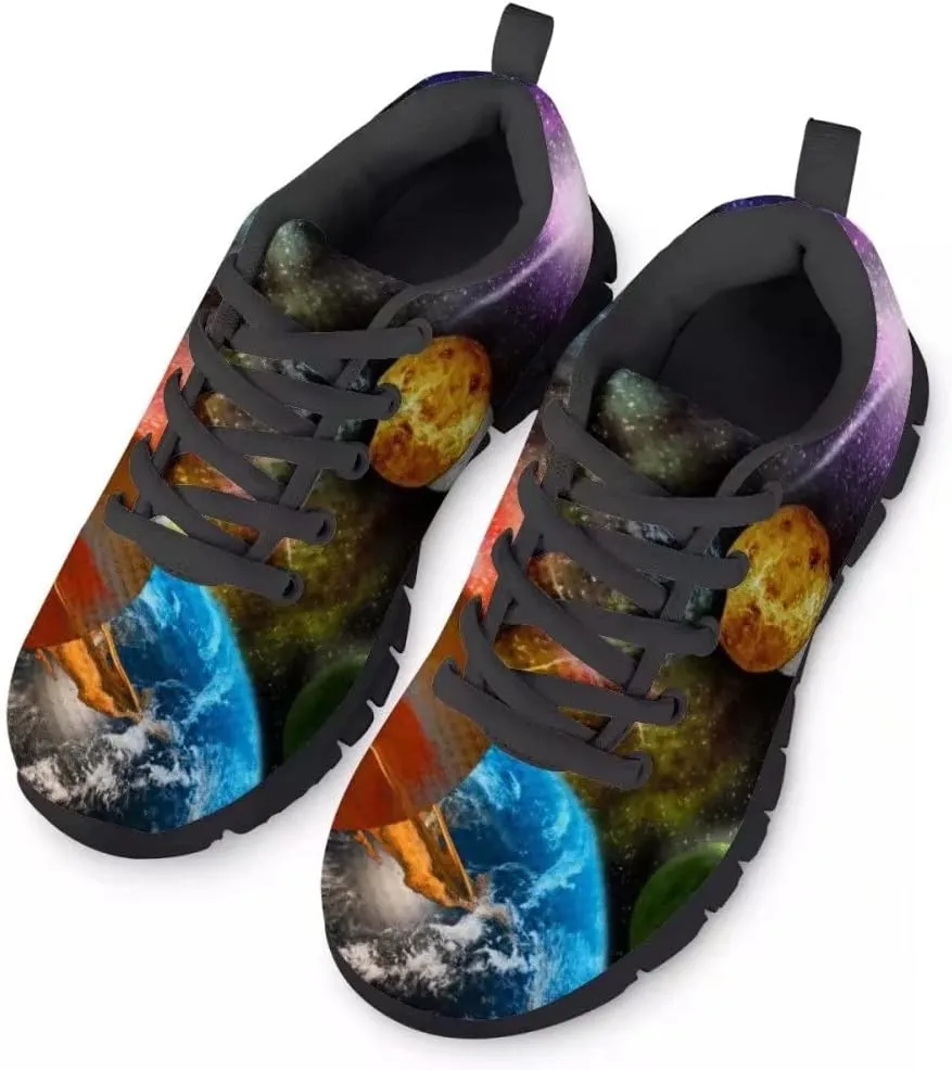 PinUp Angel Galaxy Girls Shoes Casual Tennis Running Lightweight Breathable Sneakers for Kid