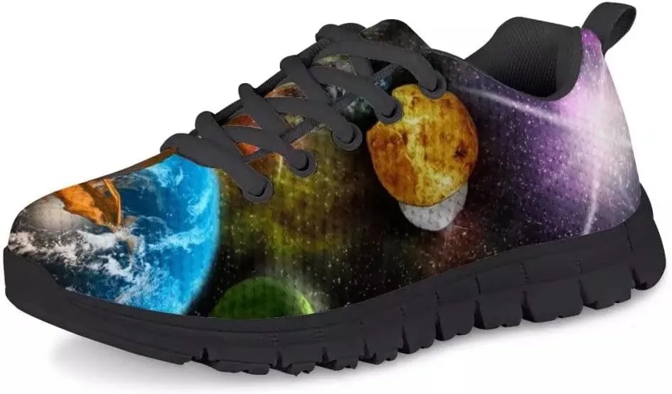PinUp Angel Galaxy Girls Shoes Casual Tennis Running Lightweight Breathable Sneakers for Kid
