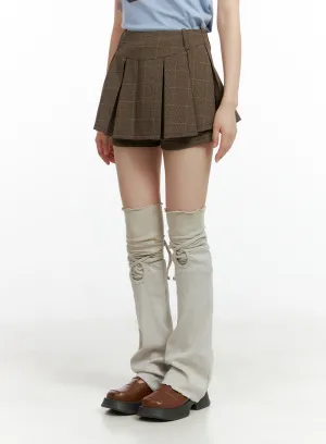 Pleated Mini Skort CL402