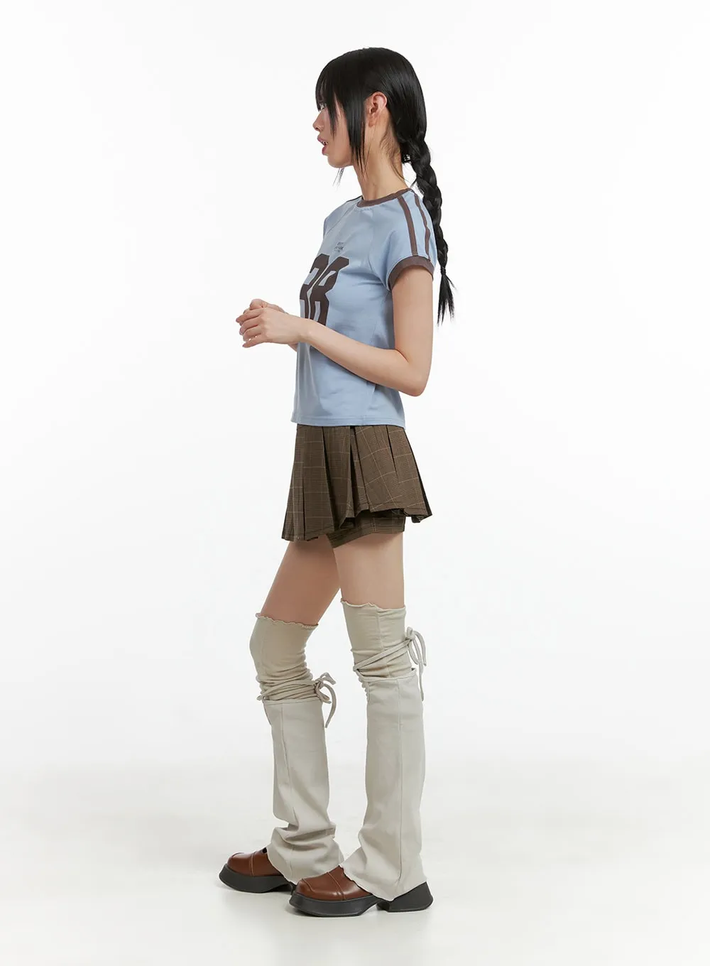 Pleated Mini Skort CL402