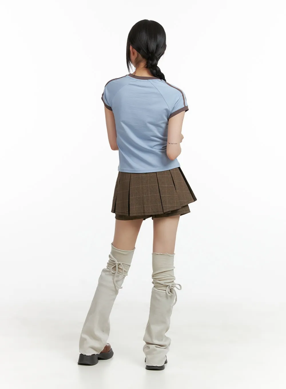Pleated Mini Skort CL402