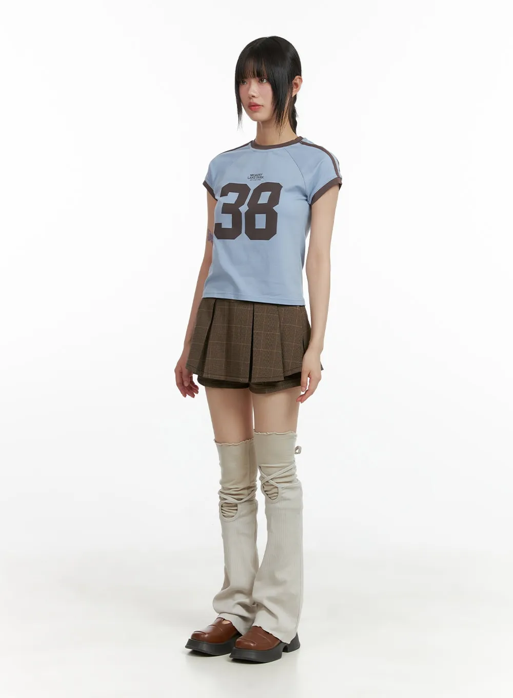 Pleated Mini Skort CL402