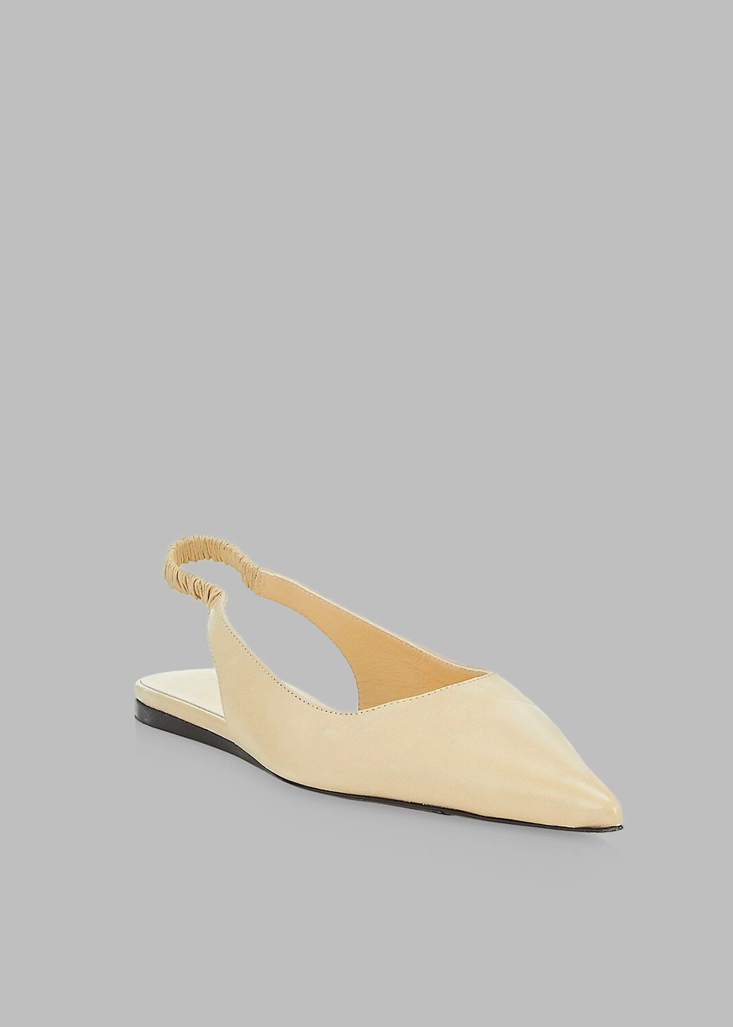 Proenza Schouler Spike Slingback Flats - Parchment