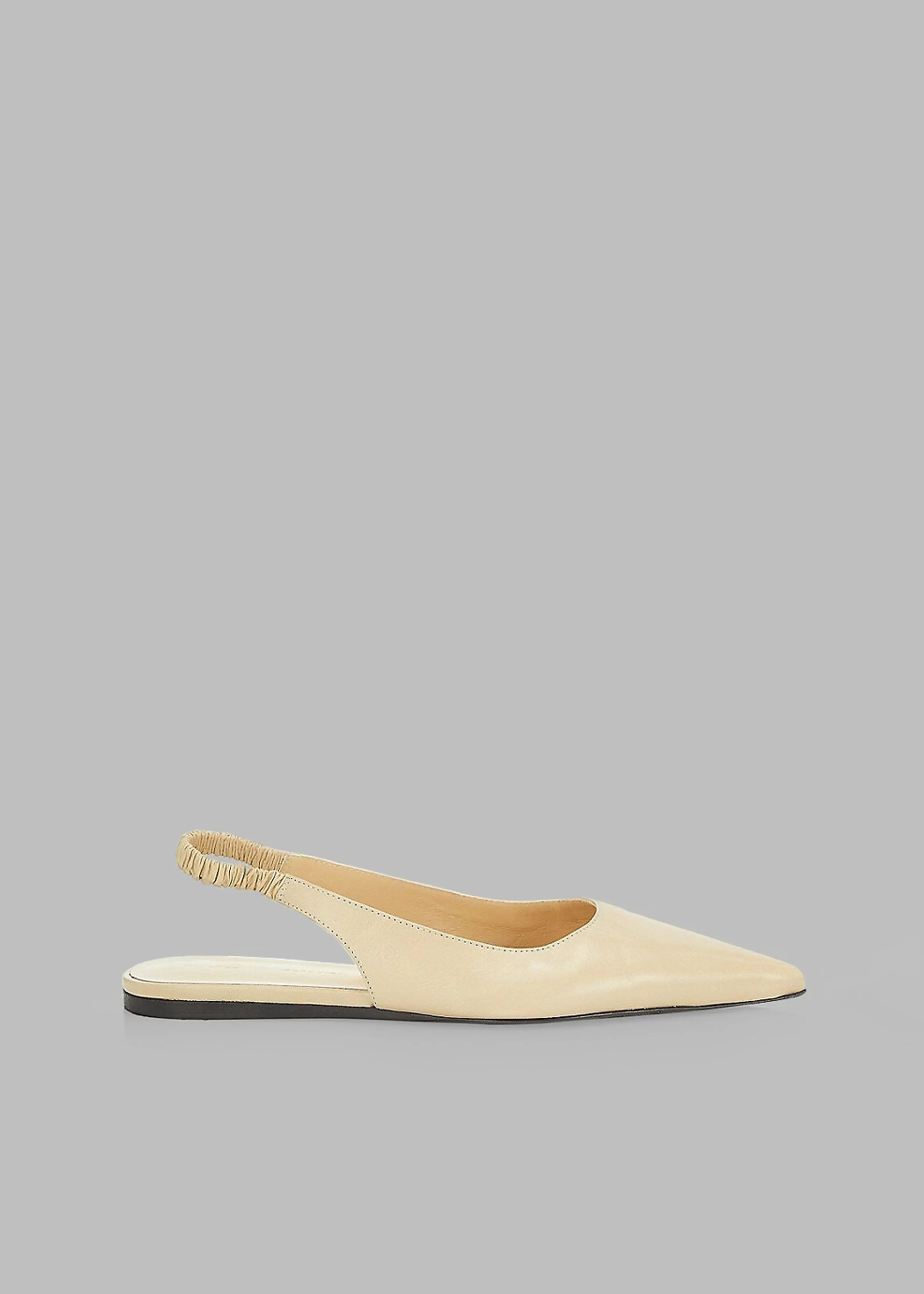 Proenza Schouler Spike Slingback Flats - Parchment