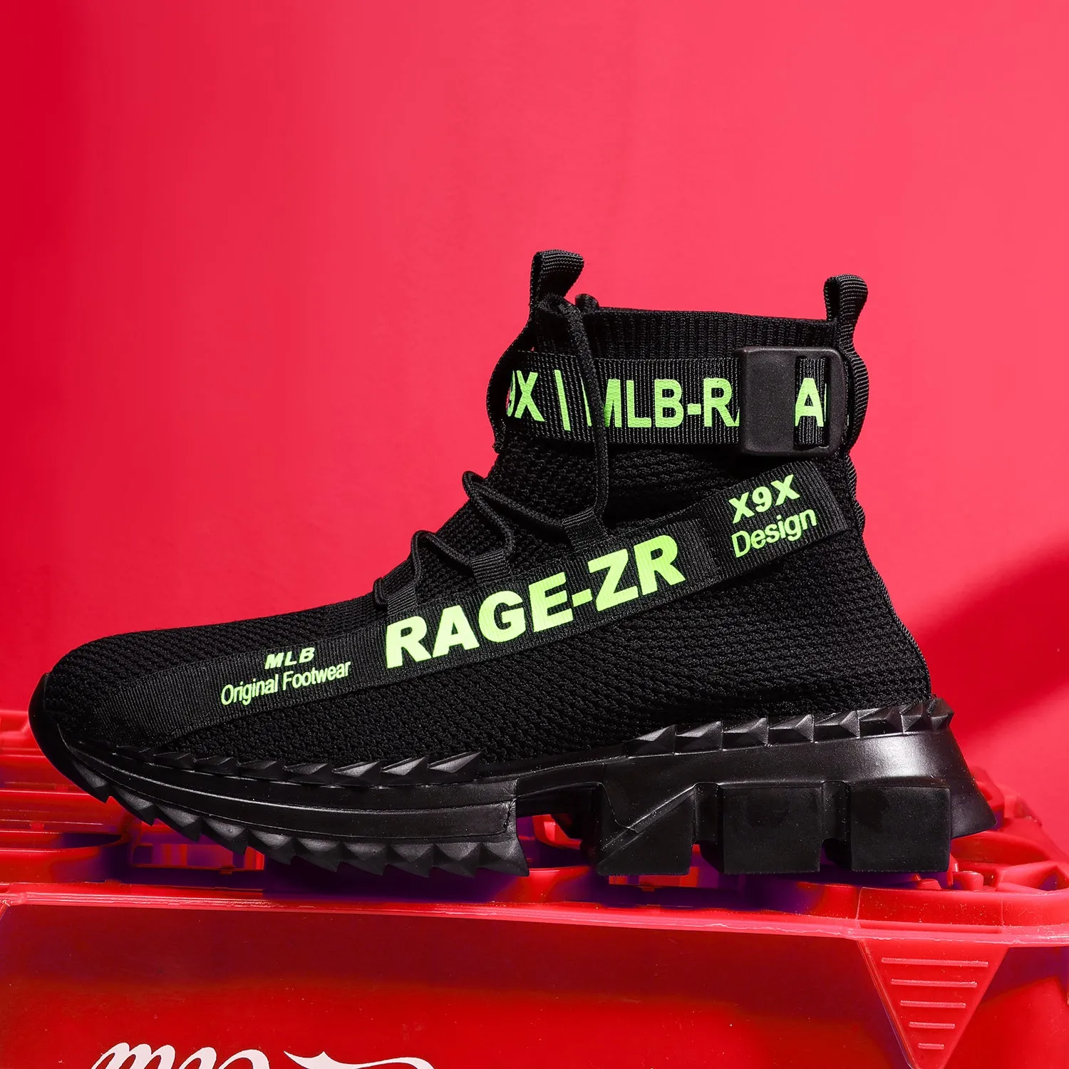 RAGE ZR 'Urban Legend' X9X Sneakers - NEON