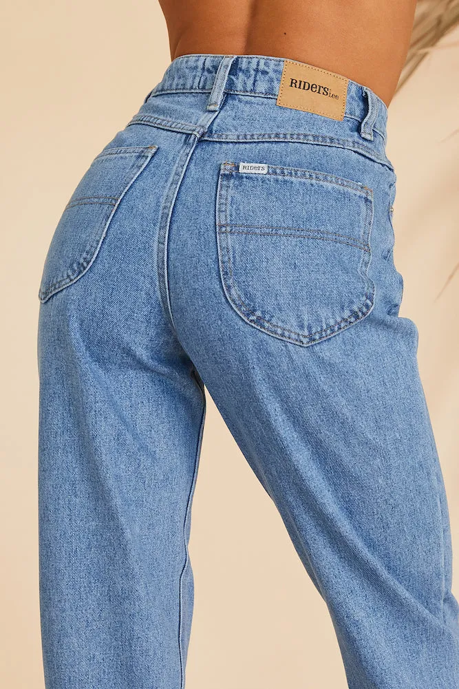 RIDERS BY LEE Hi Taper Denim Jeans 90s Renewal