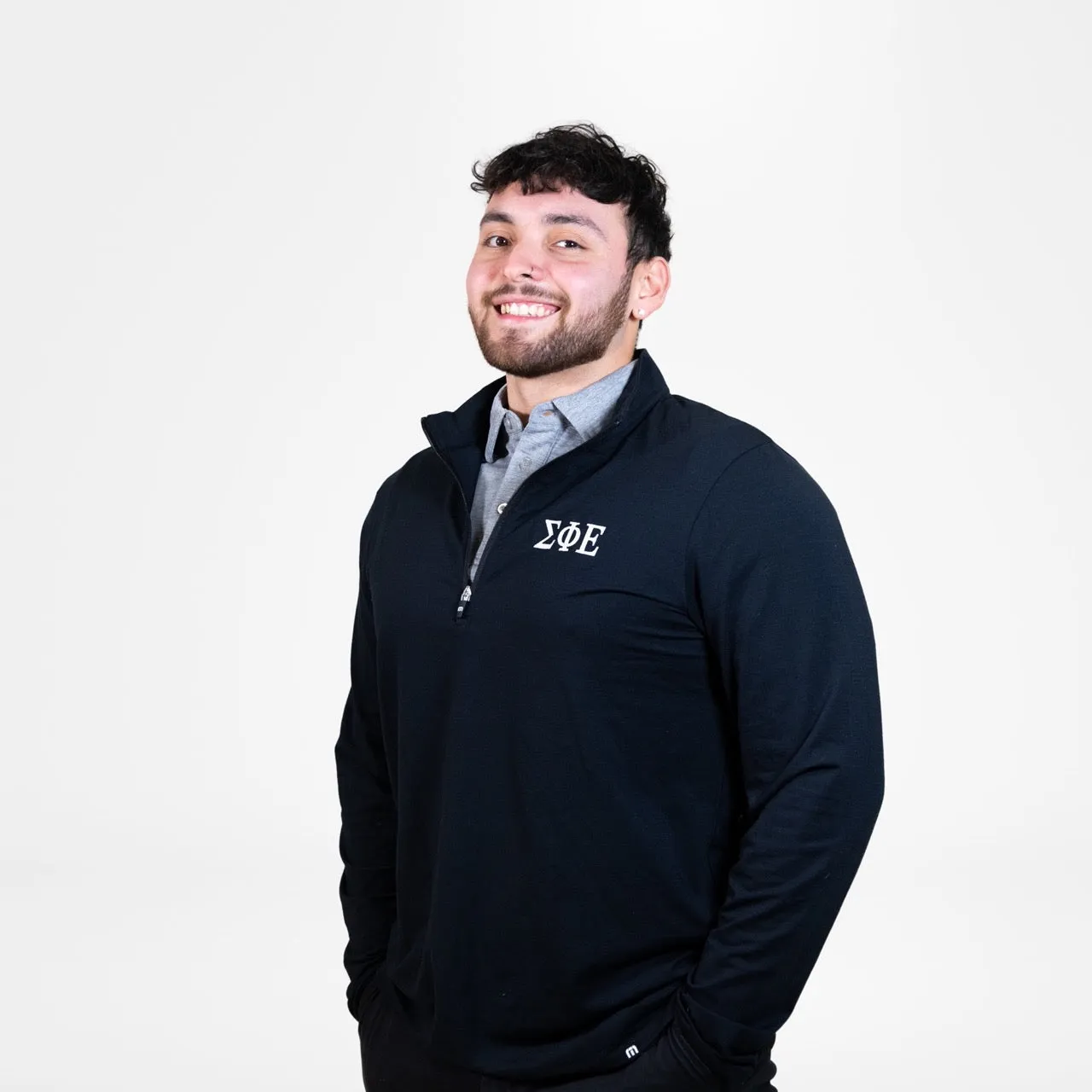SigEp Quarter Zip by TravisMathew
