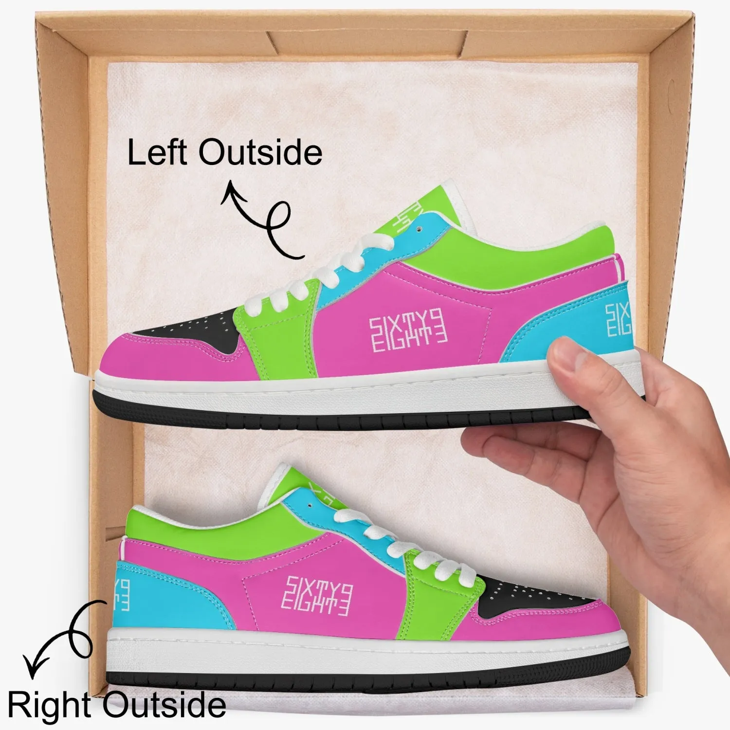 Sixty Eight 93 Logo White BFABLG SENTLT1 Shoes