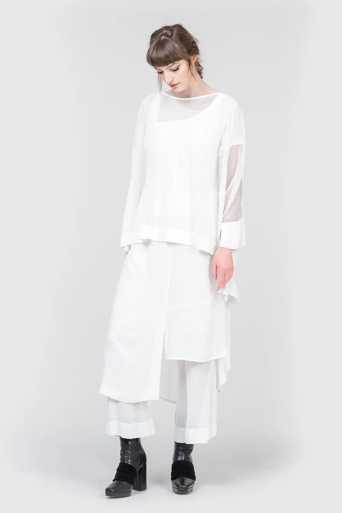 Smooth Runnings - Viscose Pants - Chalk