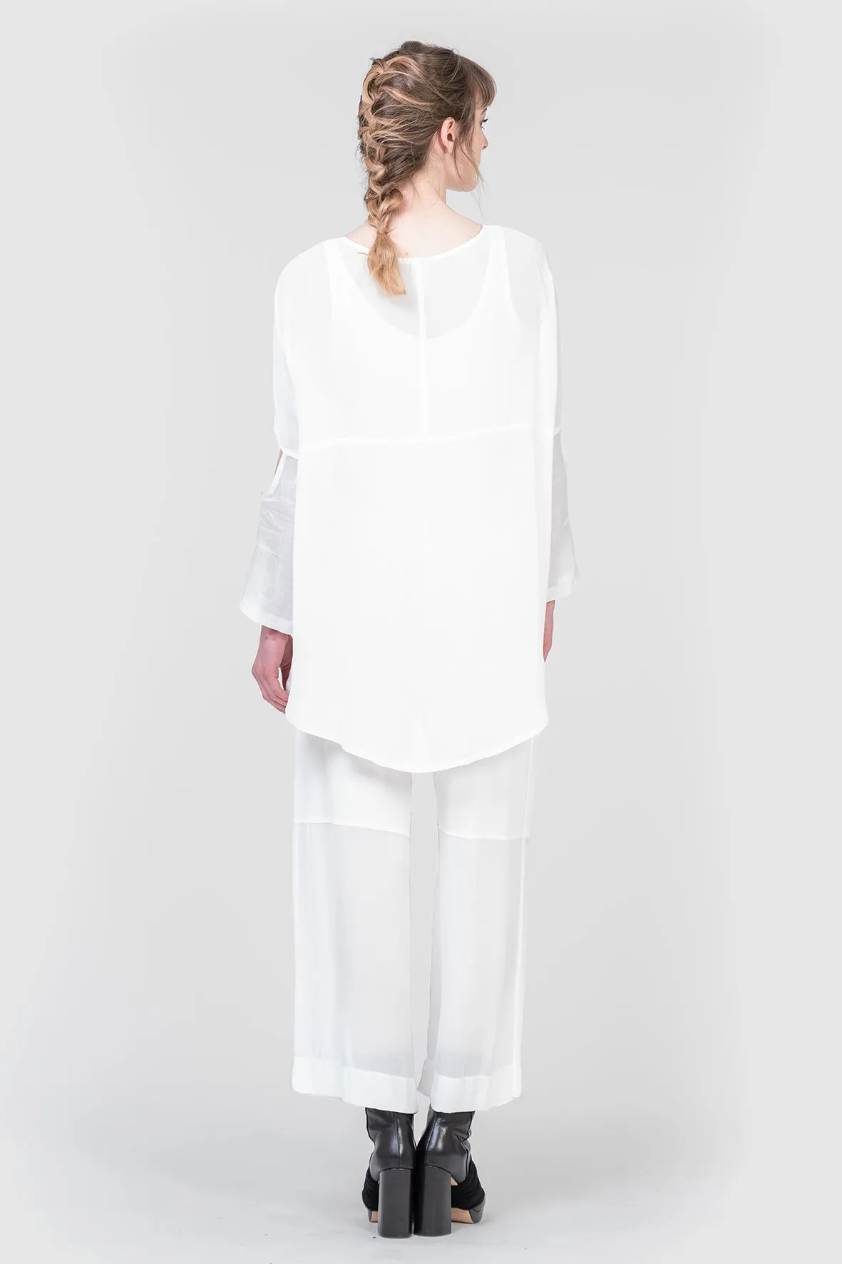 Smooth Runnings - Viscose Pants - Chalk