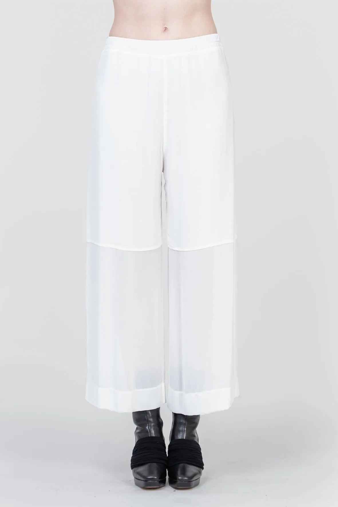 Smooth Runnings - Viscose Pants - Chalk