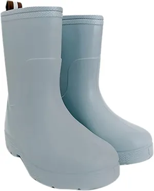 Solid Rain Boots Toddler Children Soft Pull On Rainboots Boys Girls Classic Water Shoes Baby Anti Slip Garden Boots