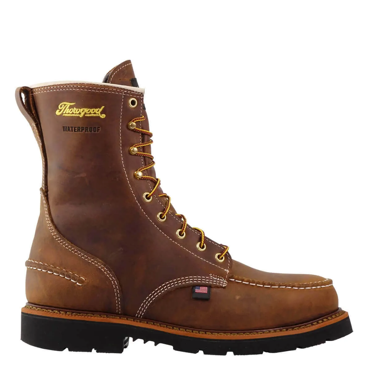 Thorogood 1957 Series Waterproof 8″ Crazy Horse Moc Toe Maxwear 90™