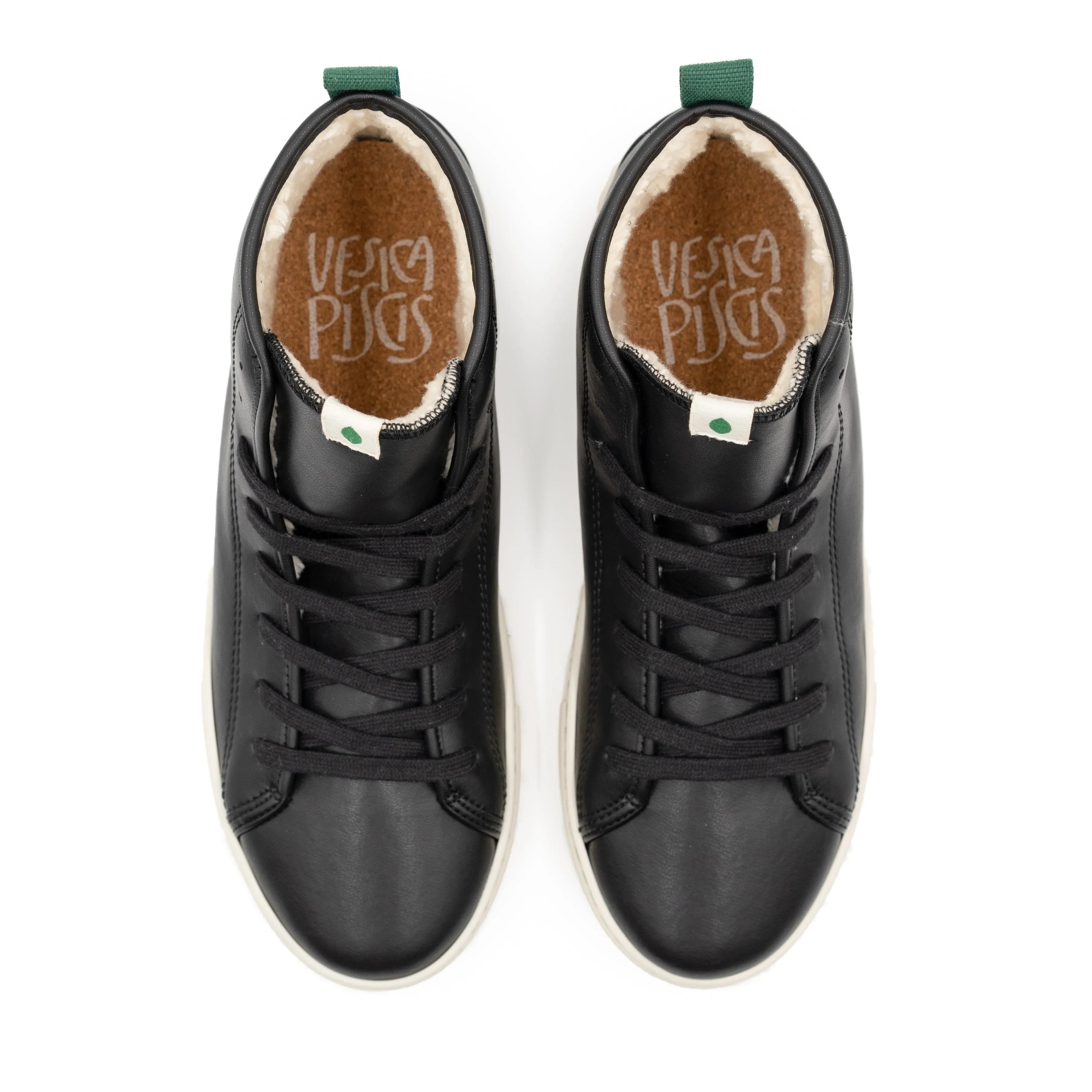 Vegan winter bootie black of veg PLA011