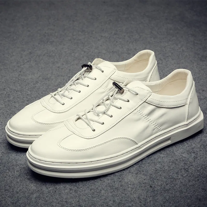 Versatile Summer Men’s Casual White Athletic Shoes