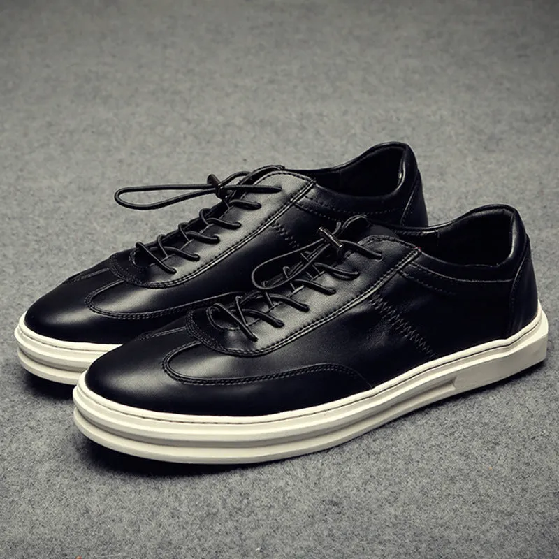 Versatile Summer Men’s Casual White Athletic Shoes