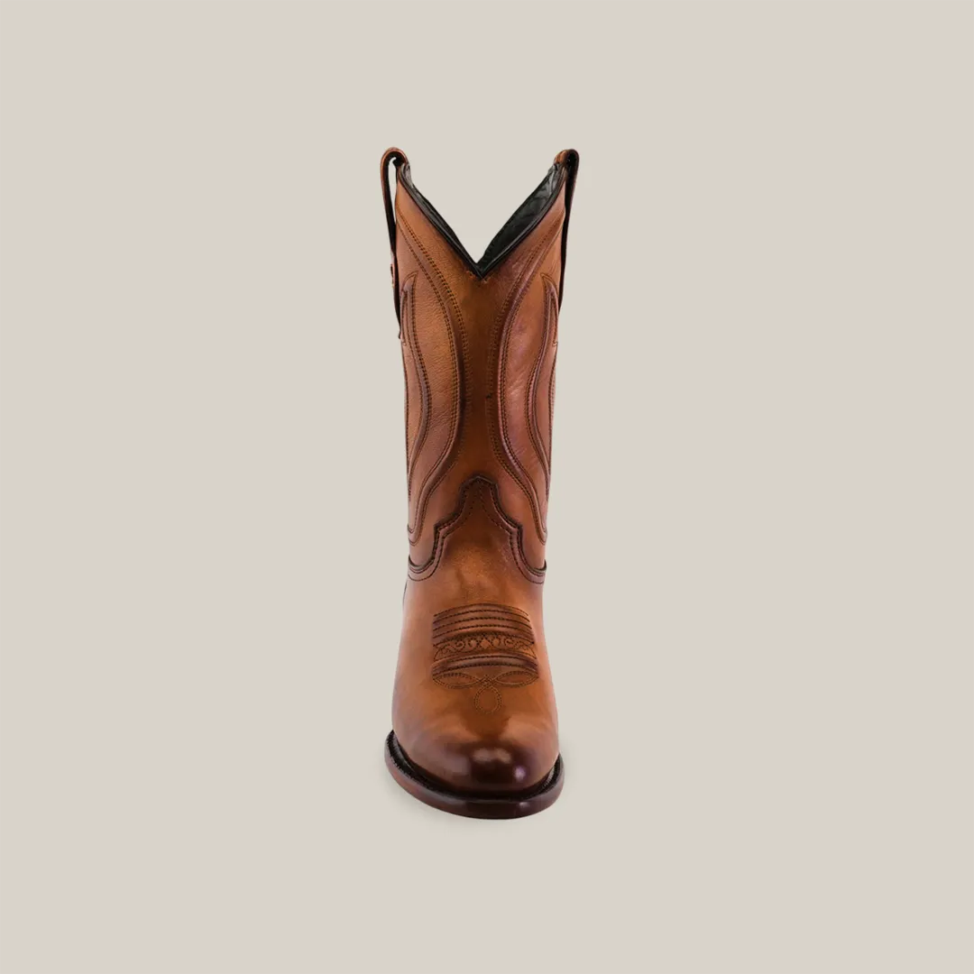 Western - Platinum - Honey - Roper Toe