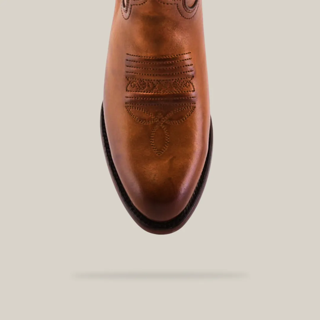Western - Platinum - Honey - Roper Toe