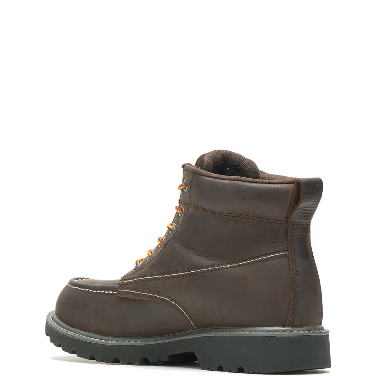 Wolverine Men's Floorhand Moc Toe 6” Work Boot - Dark Coffee (SOFT TOE)